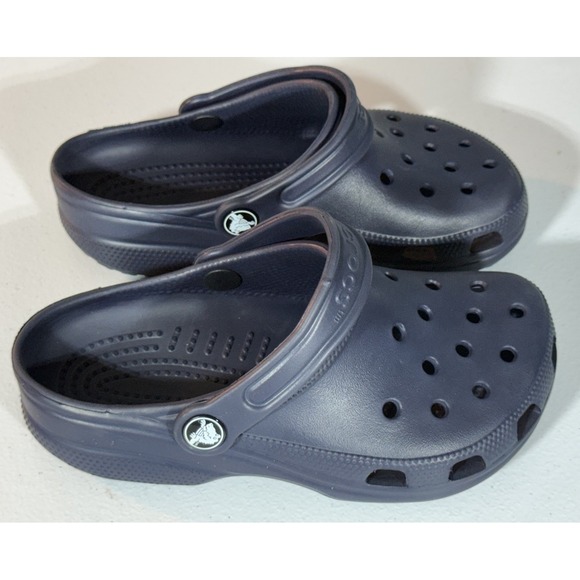 Crocs Classic Clog Cobalt Blue Unisex Slip On Sandals Mens Size 2‎ Womens Size 4 - Picture 4 of 7